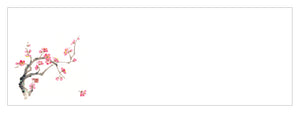 高級和紙おてもとマット　梅