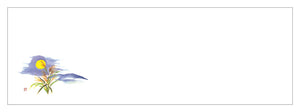 高級和紙おてもとマット　すすきとお月様